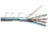 Câble IP souple Cat.5e F/UTP gris en C/100m