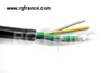 Câble hybride vidéo coaxial LP1000 + 1 paire data 0.34