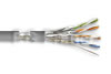 Câble IP souple Cat.6 U/FTP gris en C/100m